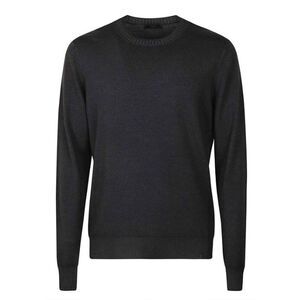 FAY Men's Crew Neck Sweater Men BLACK Sweaters & Cardigans